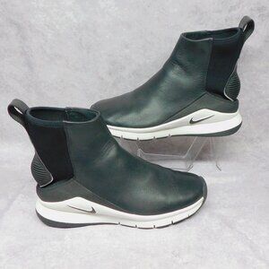 Nike Rivah High Top Shoes Slip On Sneakers Black Leather Women’s Size 7.5 Mens 6